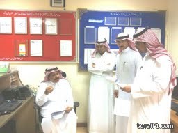 الدكتور صالح الرويلي يتفقد ادارة الطوارئ في المديرية