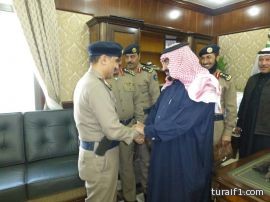 العميد الزهراني يتفقد إدارة الدفاع المدني بمحافظة طريف ( صور )