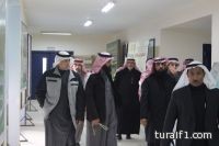 مكتب التربية والتعليم بمحافظة طريف ينظم برنامج زيارة لمدرسة جعفر الطيار الثانوية