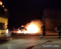حادث شنيع على طريق عرعر – طريف ووفاة شخصين ( صور )