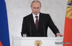 بوتين يوقع معاهدة انضمام القرم الى روسيا