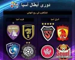 الأربعاء القادم …إجراء قرعة دور الثمانية لدورى أبطال آسيا