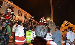 10 قتلى وعشرات الجرحى في تصادم قطارين في إيران