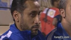 سامى الجابر فى طريقه لتدريب بنى ياس الإماراتى