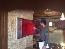 بالصور.. مدني الشمالية يتفقد اشتراطات السلامة في قصور الأفراح