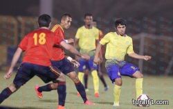 النصر يخسر ودية الحزم بهدفين