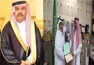 رجل الأعمال زعل العقيلي يهنيء الحازمي على تميزه