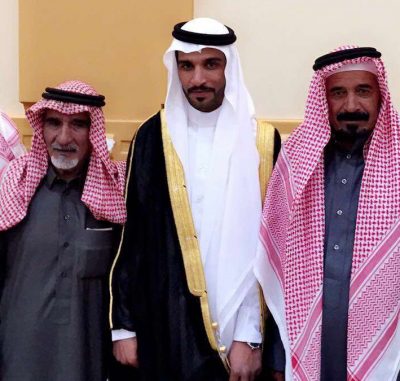 بالصور..متيعب نزال الرويلي يحتفل بزواج ابنه الشاب “منصور”