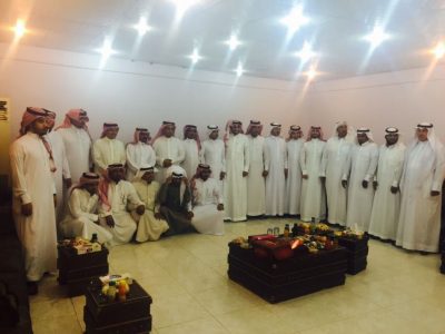 بالصور..منسوبي فرع وزارة العمل والتنمية بالحدود الشمالية يودعون الرويلي بعد ٣٩ عاماً من العطاء