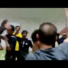 فرحة لاعبي الصمود بالصعود لتصفيات كأس الملك على حساب نادي عرعر