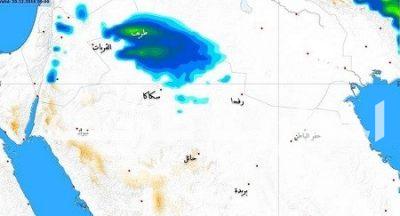 “الإنذار المبكّر” يحذر من سقوط ثلوج الليلة وغداً على طريف وحزم الجلاميد وانخفاض الحرارة إلى ما دون الصفر