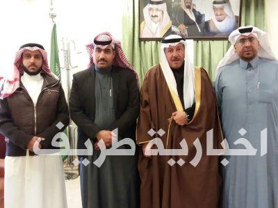 بالصورة..القائم بأعمال محافظ طريف يستقبل إدارة اخبارية طريف