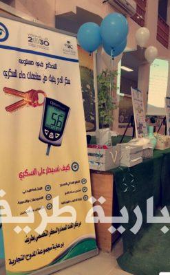 بالصور..القطاع الصحي بطريف يقيم محاضرة بعنوان “عينا على السكري” بالثانوية الثالثة للبنات