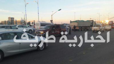بالصور…إصابة وافد اثر حادث اصطدام قوي بين سيارتين بالقرب من مدخل طريف