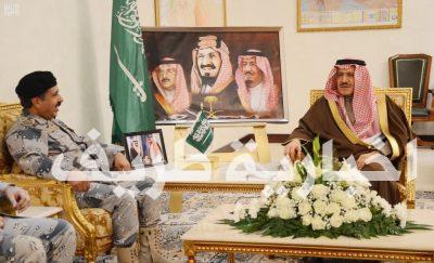 أمير منطقة الحدود الشمالية يلتقي مدير عام حرس الحدود