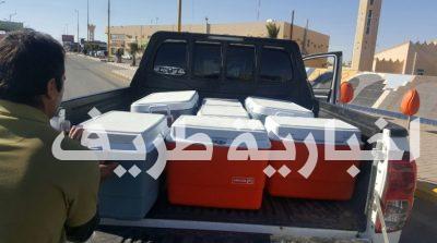 بالصور..توزيع 80 وجبة من فائض الطعام على المحتاجين بطريف