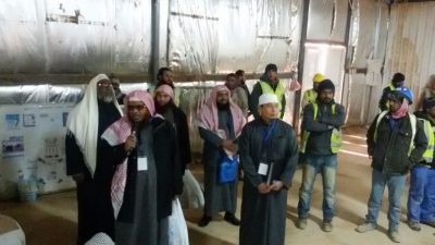 بالصور..المكتب التعاوني بطريف يزور شركة كامكو في وعد الشمال