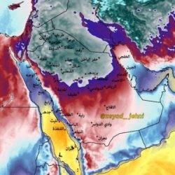 الأرصاد : نشاط الرياح السطحية المثيرة للأتربة والغبار على الحدود الشمالية