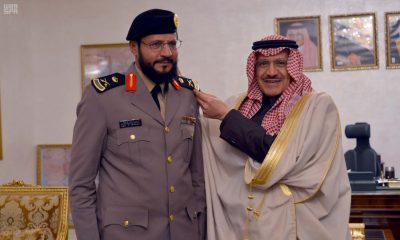 بالصور..أمير الشمالية يقلد مدير إدارة السجون بالمنطقة رتبته الجديدة