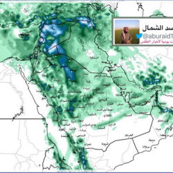 الأرصاد : استمرار نشاط الرياح السطحية المثيرة للأتربة والغبار على عدة مناطق