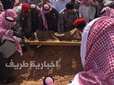 جموع غفيرة من أهالي عرعر تشيع جثمان الشهيد العنزي