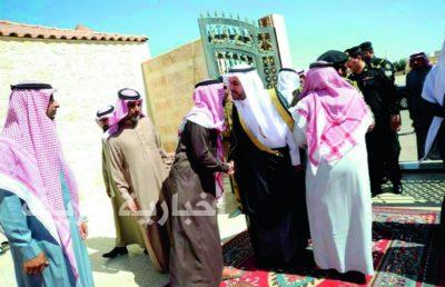 محافظ القريات يعزي أسرة الرويلي