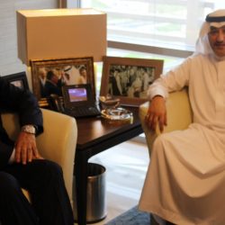الأستاذ خالد البندور يهنئ الأيداء بمناسبة تعيينه محافظاً لطريف