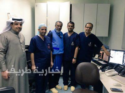 فريق طبي بمركز القلب التخصصي بعرعر ينجح في تركيب فلتر في الوريد الأجوف السفلي