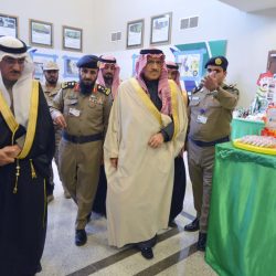 الأمير الدكتور مشعل بن عبدالله يلتقي قائد قوة الواجب