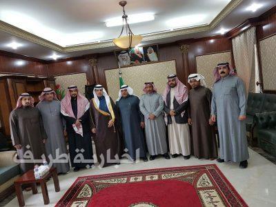 مجلس إدارة نادي الصمود بطريف يزور محافظ طريف الجديد