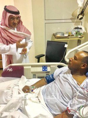 بالصور..سفارة خادم الحرمين بالأردن تطمئن على المرضى السعوديين بمستشفيات عمان