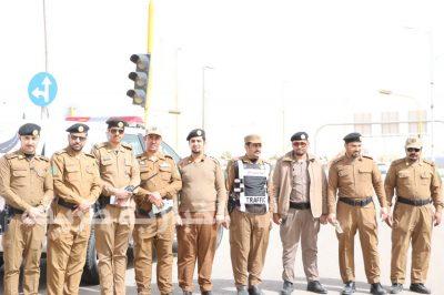 بالصور..مرور طريف يوزع الورود والمنشورات التوعوية بمناسبة أسبوع المرور ‎الخليجي الموحد