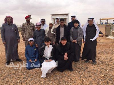 متوسطة بلال بن رباح بطريف تقوم بزيارة للأرصاد الجوية بالمحافظة