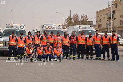 بالصور..مدني الحدود الشمالية ينفذ خطة فرضية بمستشفى عرعر