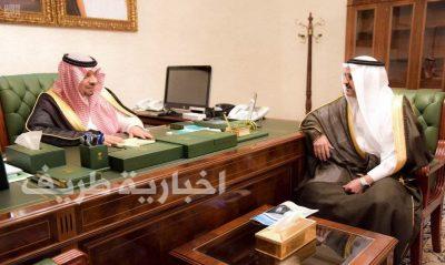 الأمير فيصل بن خالد يستقبل مدير الخطوط السعودية بالجوف والحدود الشمالية