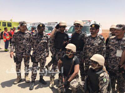 بالصور..أمن المنشآت بالحدود الشمالية تنفذ فرضية اقتحام