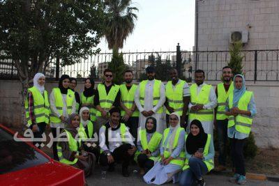 بالصور..طلاب سعوديون يشاركون في مبادرة “فينا خير” بعمان