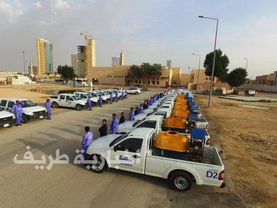 “الشؤون البلدية” : 1132 عامل نظافة و164 معدة نظافة بالحدود الشمالية خلال إجازة العيد