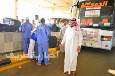 وصول أخر دفعة من الحجاج العراقيين عبر منفذ جديدة عرعر