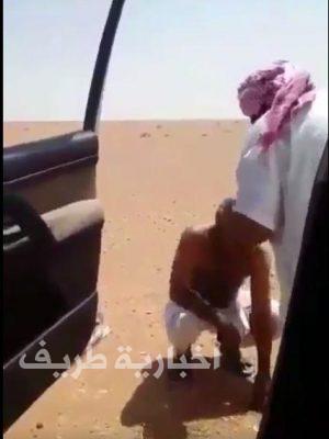 بالفيديو..إنقاذ عائلة فُقدت في صحراء عرعر