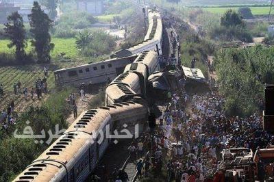 مصر : ارتفاع ضحايا حادث تصادم قطاري الإسكندرية إلى 42 قتيلاً