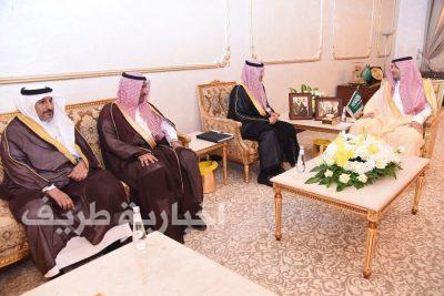 أمير الشمالية يستقبل محافظي طريف ورفحاء والعويقلية