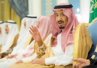 خادم الحرمين الشريفين يستقبل عدداً من الأمراء وأصحاب الفضيلة وجمعاً من المواطنين