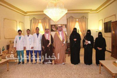 أمير الشمالية يدعم جمعية طب الأسرة بمائة ألف ريال ويشدد على ضرورة الإسهام في رفع الوعي الصحي بالمجتمع 