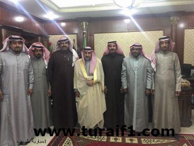 منسوبو مركز الجراني يزورون وكيل محافظ طريف