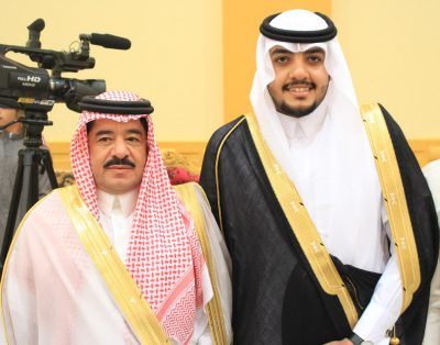 رجل الأعمال ساير بن مرحول الرويلي يحتفل بزواج ابنه “أنور”