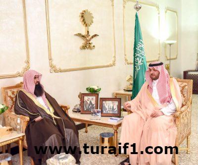 أمير الحدود الشمالية يستقبل رئيس وأعضاء لجنة إصلاح ذات البين