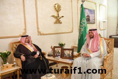 أمير الحدود الشمالية يلتقي مدير فرع ديوان المراقبة العامة بالمنطقة