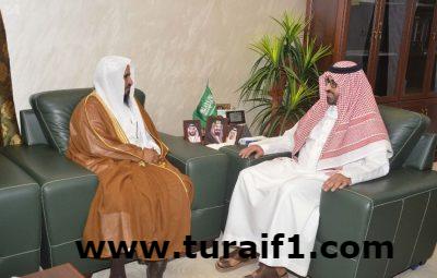 وكيل إمارة الحدود الشمالية المكلف يستقبل مدير عام فرع وزارة الشؤون الإسلامية