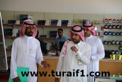 مكتب العمل ولجنة التوطين يقومون بجوله بمحافظة طريف لمتابعة قرار التوطين